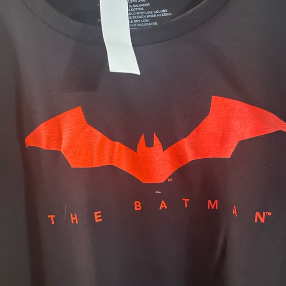 NWT Batman Men's Graphic T-Shirts black with red Batman logo size 3XL (Hm23 - Picture 3 of 5